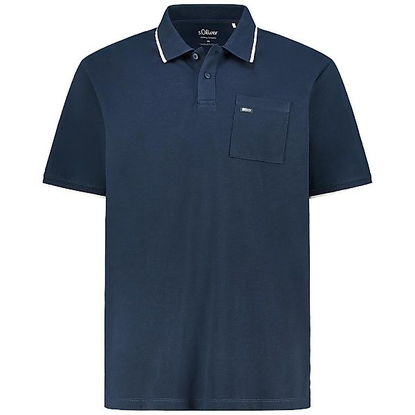 s.Oliver Poloshirt mit Elasthan Farbe blau Größe: 3XL günstig online kaufen