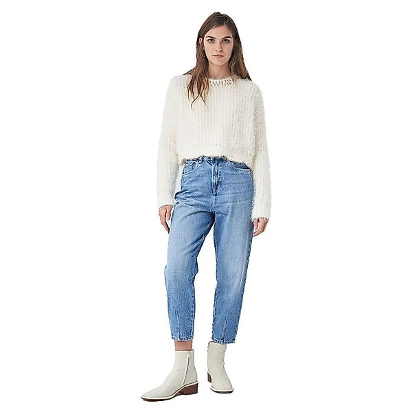 Salsa Jeans 125360-000 / Thick Gem Details Pullover M White günstig online kaufen