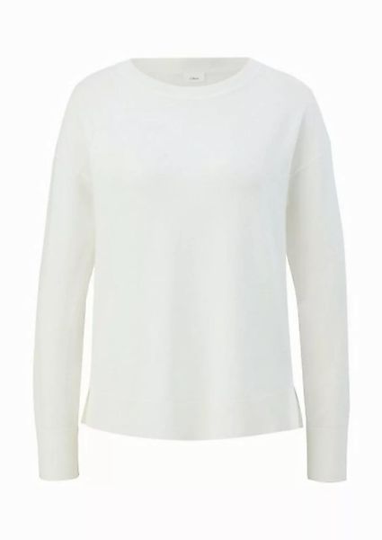 s.Oliver BLACK LABEL Longpullover, mit Drop-Shoulder Look günstig online kaufen