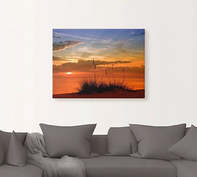 Artland Wandbild "Herrlicher Sonnenuntergang", Sonnenaufgang & -untergang, günstig online kaufen