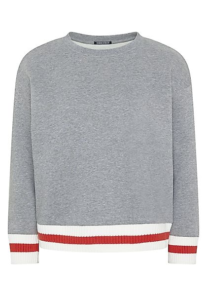 Chiemsee Sweatshirt Sweater mit Stricksäumen 1 günstig online kaufen