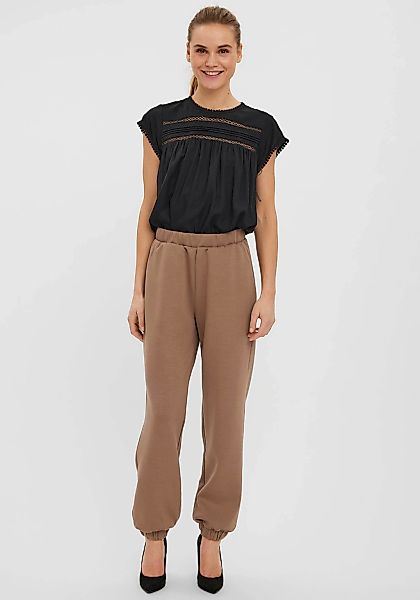 Vero Moda Kurzarmbluse "VMDEBBIE PLEAT S/L TOP GA NOOS", mit tollen Biesen günstig online kaufen