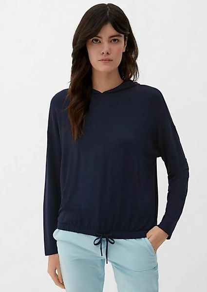 s.Oliver Langarmshirt Sweatshirt mit Kapuze günstig online kaufen