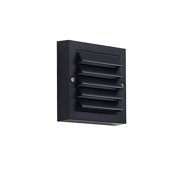 Lindby 2er Set LED Wandleuchte Außen Muro 10025747 Modern in Schwarz 1-flam günstig online kaufen