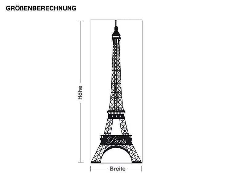 Wandtattoo Architektur & Skyline Eiffelturm in Paris günstig online kaufen