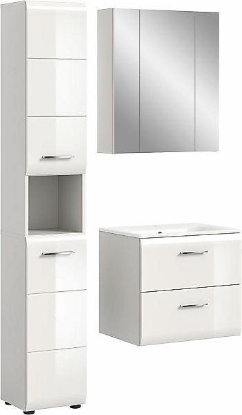 INOSIGN Badezimmer-Set, (Set, 4 St.), Florenz, Badkombination 4-tlg., Weiß günstig online kaufen