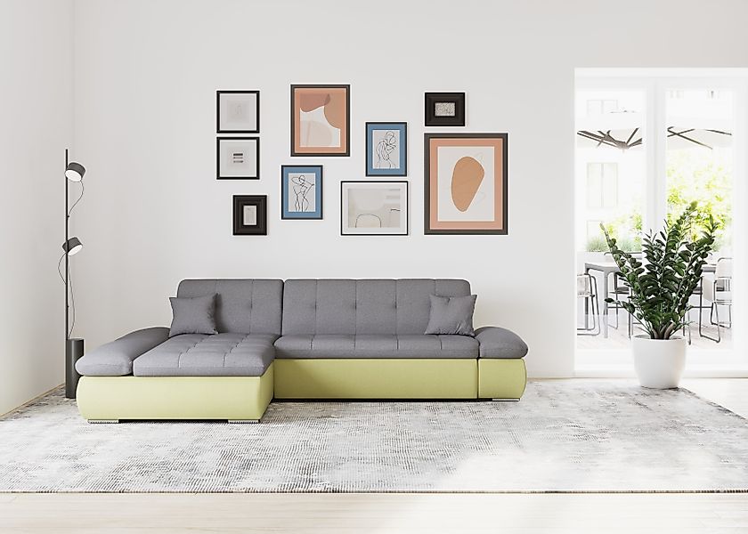 DOMO collection Ecksofa Moric, L-Form, XXL-Sofa günstig online kaufen