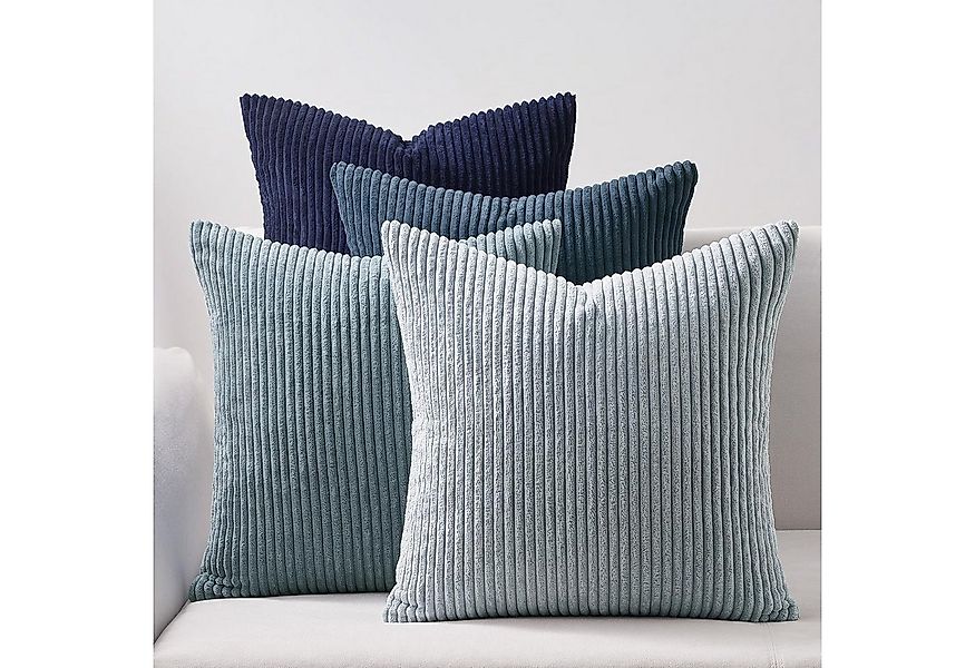 Interior by Hakito Dekokissen 4er Set Kissenbezüge inklusive Füllkissen Set günstig online kaufen