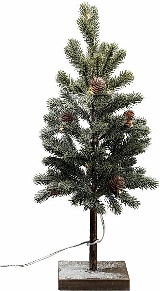 Creativ green Winterliche Kunstpflanze "Tannenbaum", mit LED-Beleuchtung günstig online kaufen