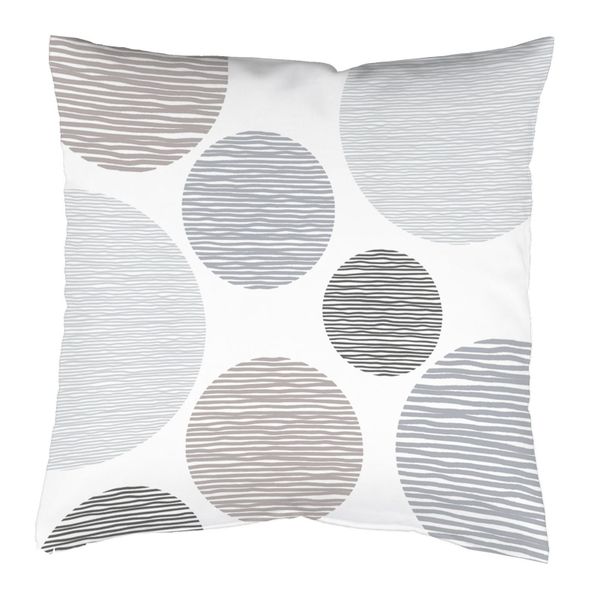 Home Basics Gardine Kissenhülle BORDEN samt, günstig online kaufen