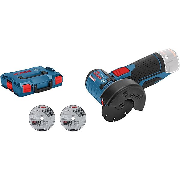 Bosch Professional Akku-Winkelschleifer GWS 12 V-76 Solo, L-Boxx + Trennsch günstig online kaufen