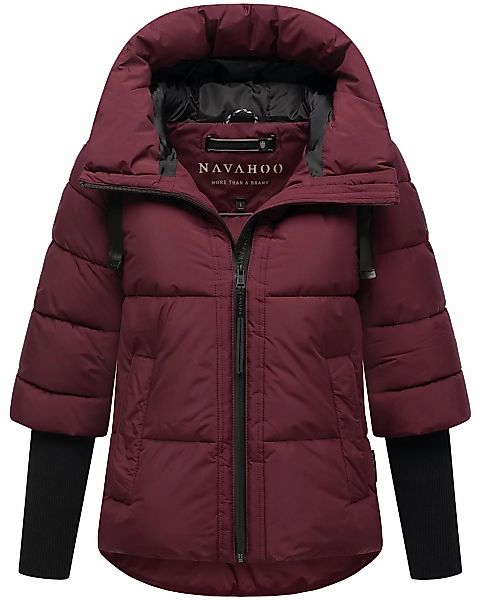 Navahoo Steppjacke "Lotusherz XIV", mit Kapuze, Warme gesteppte Winterjacke günstig online kaufen