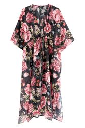 Next Blusenkimono Maxi-Cover-up mit Bindegürtel aus günstig online kaufen