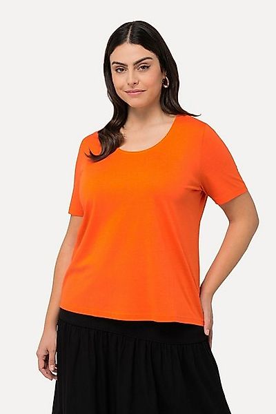 Ulla Popken T-Shirt T-Shirt Modalmix Classic Rundhals Halbarm günstig online kaufen