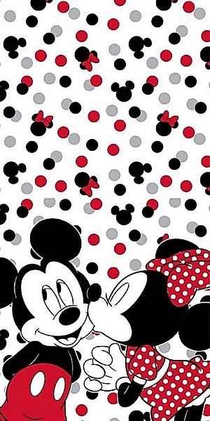 AY!Max Handtücher Minnie Mickey Duschtuch Strandtuch Badetuch 70 x 140 cm, günstig online kaufen
