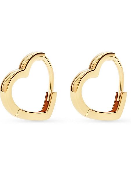 FAVS Paar Creolen FAVS Damen-Creolen 375er Gelbgold Herz (Paar) günstig online kaufen