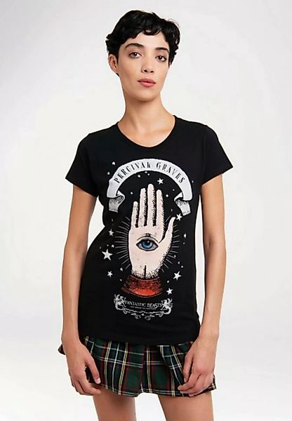 LOGOSHIRT T-Shirt Fantastic Beasts - Percival Graves mit großem Front-Print günstig online kaufen