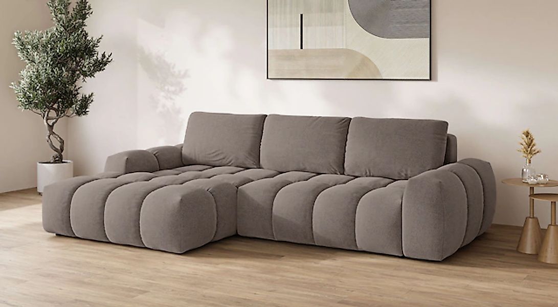 INOSIGN Ecksofa »AZITA klein optionale Schlafsofa mit Bettkasten, B/T/H: 27 günstig online kaufen
