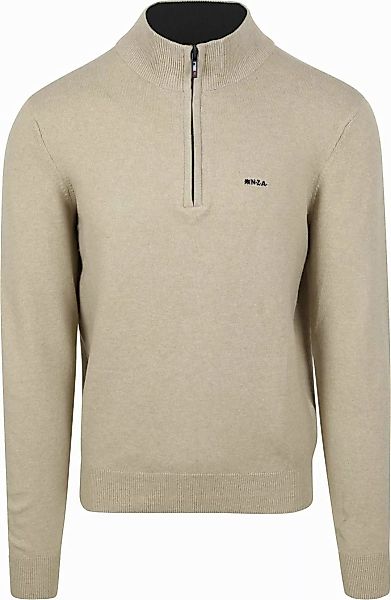 NZA Half Zip Pullover Christopher Melange Sand - Größe XXL günstig online kaufen