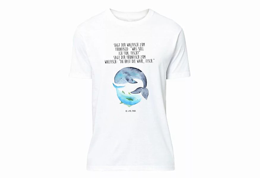 Mr. & Mrs. Panda T-Shirt Walfisch & Thunfisch - Weiß - Geschenk, Damen, Spr günstig online kaufen
