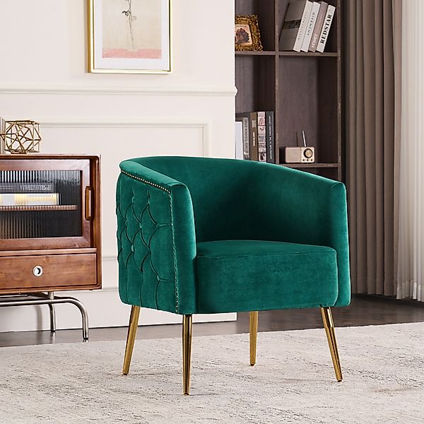 BlingBin Loungesessel Moderner Bequemer Samtgepolsterter Sessel, günstig online kaufen