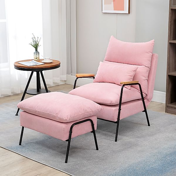 HOMCOM Relaxsessel Sessel, Polsterstuhl, inkl. Kissen, günstig online kaufen