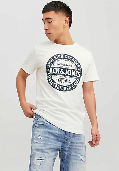 Jack & Jones Rundhalsshirt "JJEJEANS TEE SS O-NECK NOOS 23/24" günstig online kaufen