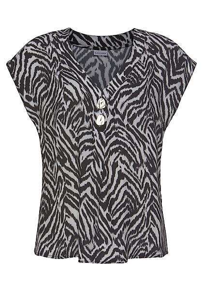 LASCANA Schlupfbluse mit Zebraprint und modischen günstig online kaufen