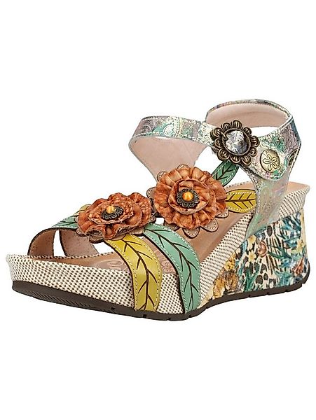 LAURA VITA LAURA VITA Sandalen Leder Keilsandalette günstig online kaufen