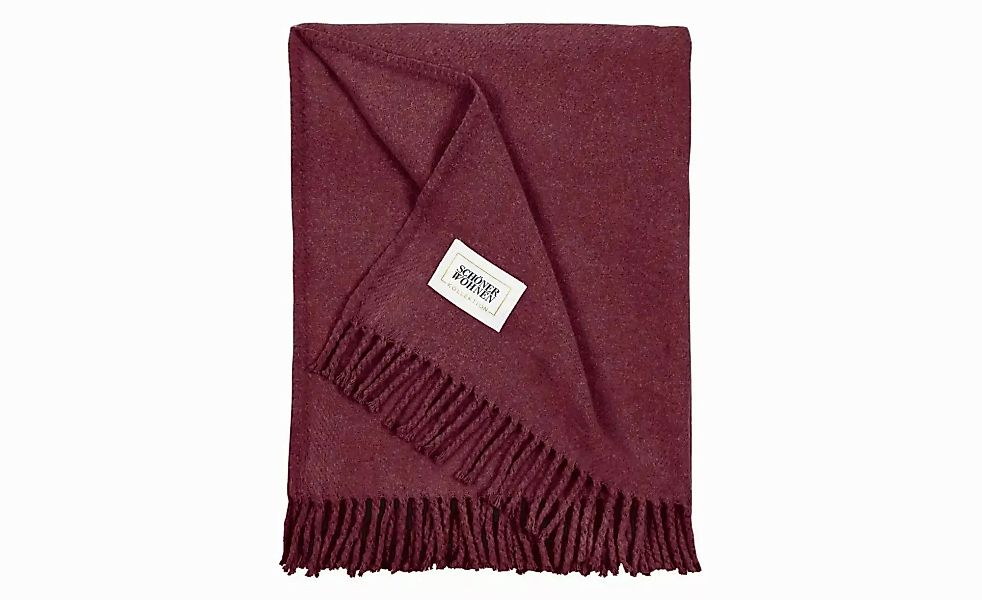 SCHÖNER WOHNEN Kollektion Wohndecke   ¦ lila/violett ¦ Baumwollmischgewebe günstig online kaufen