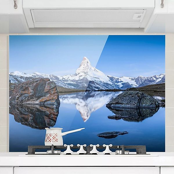 Spritzschutz Stellisee vor dem Matterhorn günstig online kaufen