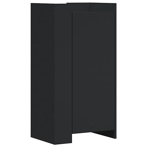 vidaXL Schuhschrank Schwarz 52x37,5x100 cm Holzwerkstoff 848438 günstig online kaufen
