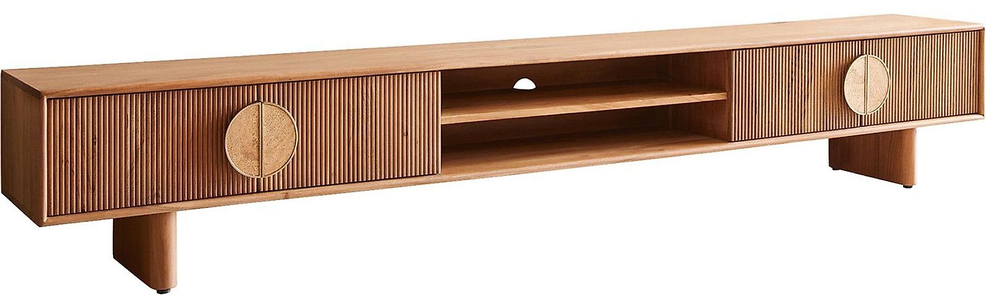 DELIFE Lowboard Surimu, Akazie Hellbraun 240 günstig online kaufen