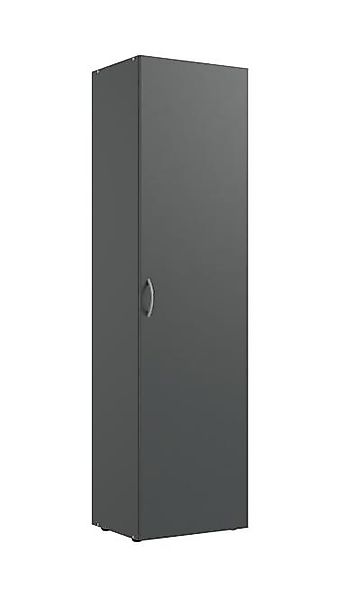 Mehrzweckschrank 1-türig 50x185x54 MULTIRAUMKONZEPT von Wimex / Graphit günstig online kaufen