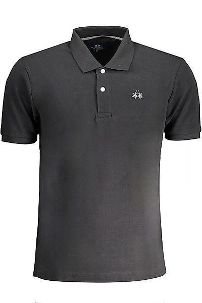La Martina Poloshirt Schwarzes Herren Poloshirt, günstig online kaufen