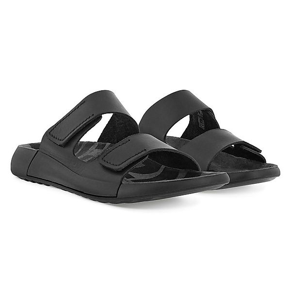Ecco Cozmo Flat schwarz Damen Sandale günstig online kaufen