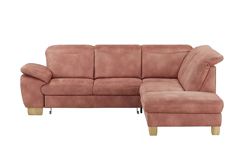 Mein Sofa bold Ecksofa  Raica ¦ rosa/pink ¦ Maße (cm): B: 266 H: 91 T: 243 günstig online kaufen
