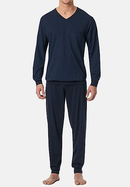 Schiesser Pyjama Comfort Essentials (Set, 2 tlg) Schlafanzug - Baumwolle - günstig online kaufen