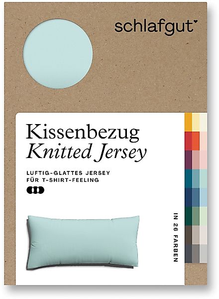 Schlafgut Kissenbezug Knitted Jersey aus Bio-Baumwolle günstig online kaufen