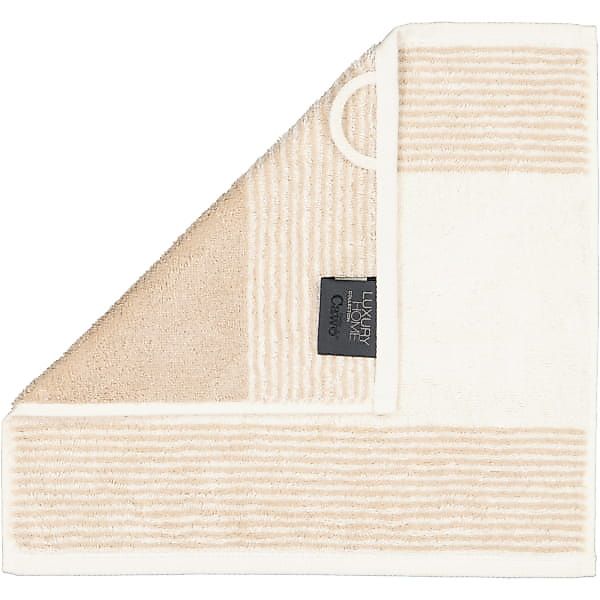 Cawö Handtücher Luxury Home Two-Tone 590 - Farbe: natur - 36 - Seiflappen 3 günstig online kaufen