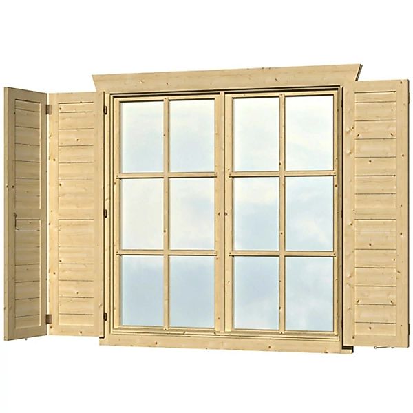 Skan Holz Fensterläden für Doppelfenster für 28-DF-02 und 45-DF-04 günstig online kaufen