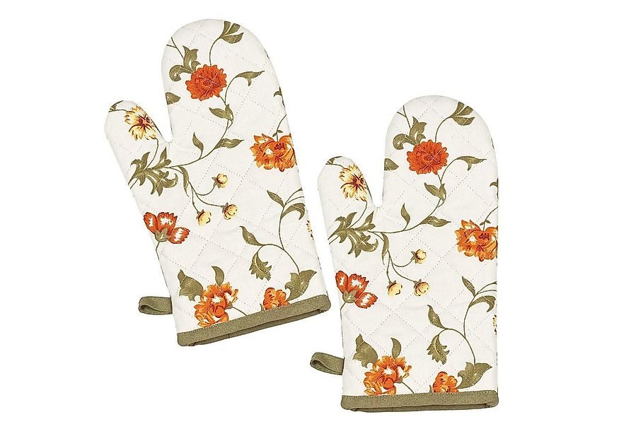 Kracht Topfhandschuhe Blümchen, (Set, 2-tlg., Set), 2er Set Ofenhandschuhe, günstig online kaufen