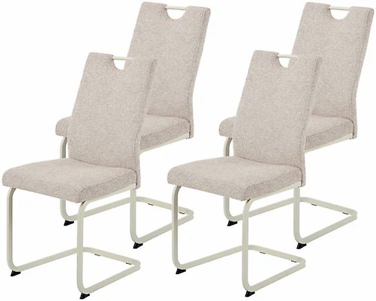 HELA Freischwinger »TIVOLI« (Set) 4 Stk.Freischwinger, Gestell Perlweiß, mi günstig online kaufen