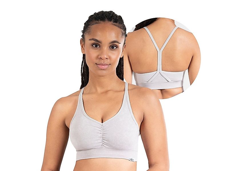 Smilodox Sport-BH Batik Acid Scrunch, Rutschfester Bra mit Batik Waschung S günstig online kaufen