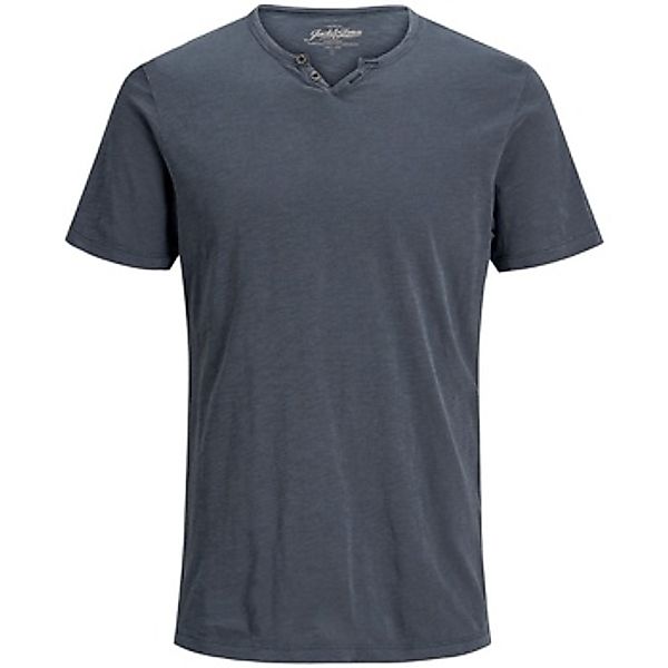 Jack & Jones  T-Shirt Shirt Henley Shirt T-Shirt JJESPLIT NECK TEE günstig online kaufen