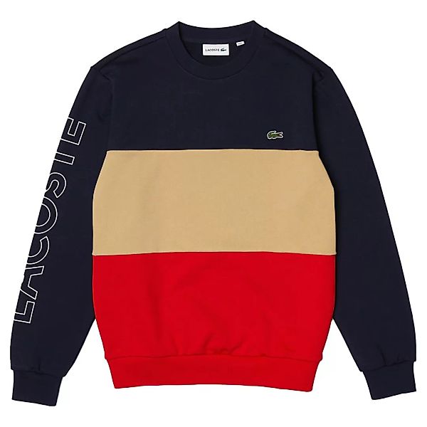 Lacoste Sh6904 Sweatshirt XS Marine / Vinnese-Red günstig online kaufen