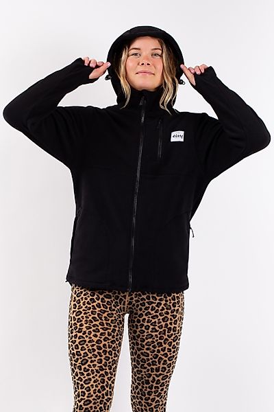 Eivy Fleecepullover mit Kapuze und Daumenschlaufen günstig online kaufen