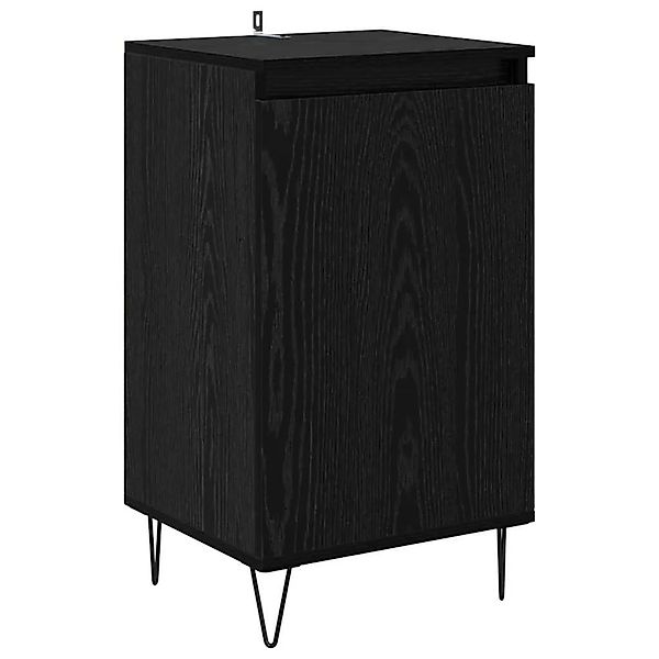 vidaXL Sideboard Schwarz Eichen-Optik 40 x 35 x 70 cm Holzwerkstoff 881686 günstig online kaufen