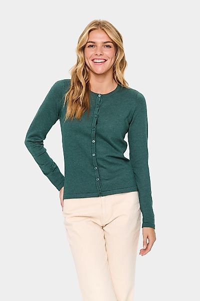 Saint Tropez Strickjacke "A8661, MilaSZ R-Neck Cardigan" Viskose Feinstrick günstig online kaufen