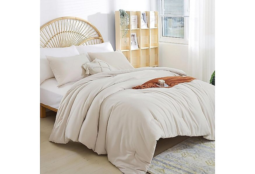 wohnTRAUM24 Microfaserbettdecke Bettdecke 135x200 200x200 alle Jahreszeiten günstig online kaufen